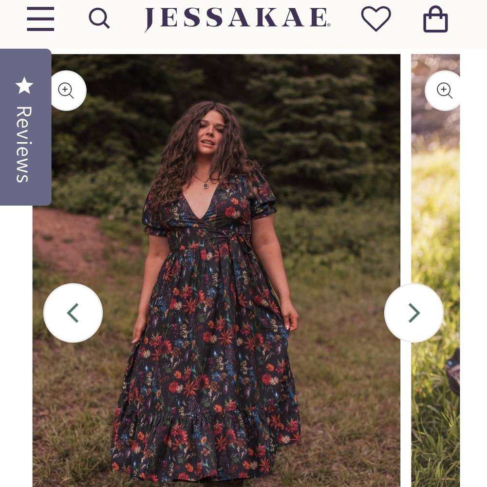 JessaKae Black and Red Tiered Maxi Sundress